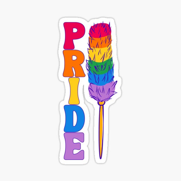 Item preview, Pride feather duster designed and sold by BritishDelights.