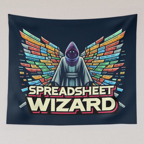 Item preview, Spreadsheet wizard, typography designed and sold by maxmaj.