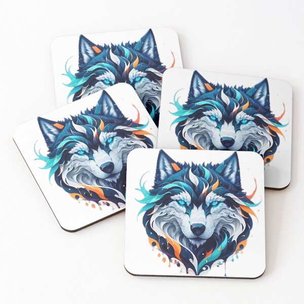 Item preview, Wolf abstract graphic  designed and sold by SpiritofME.