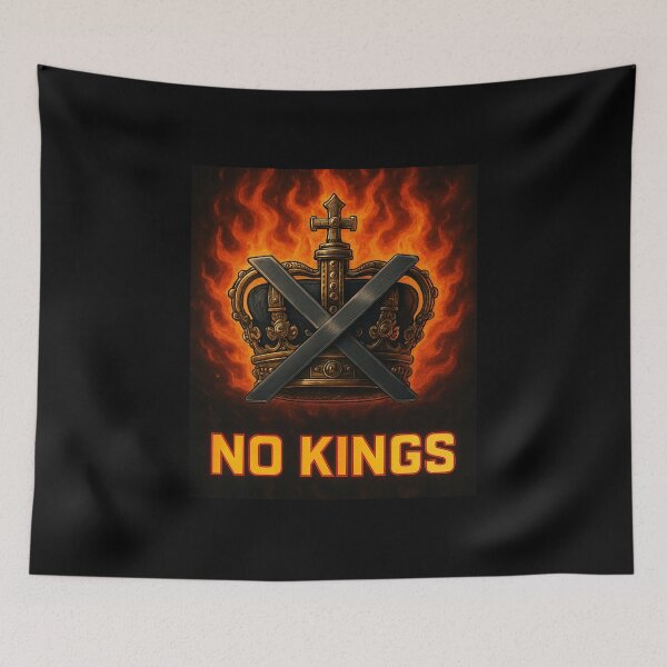 Item preview, no kings no oligarchs designed and sold by TEEJAMBOREE.