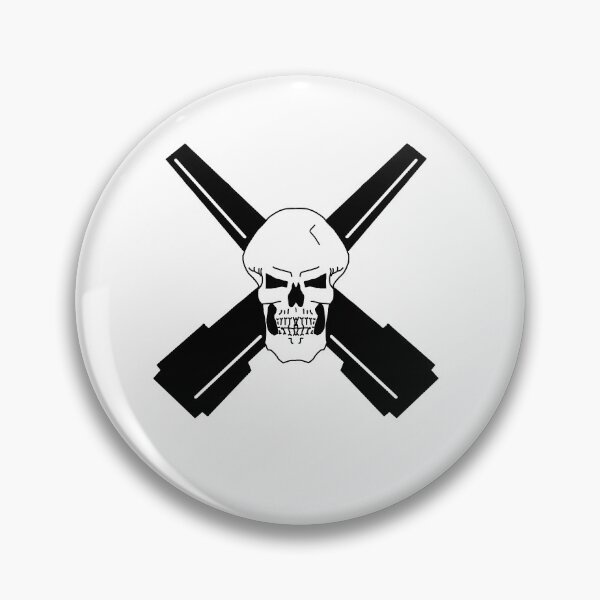 Item preview, SKULL AND CROSS CANNON STICKER designed and sold by Subject's Shop.