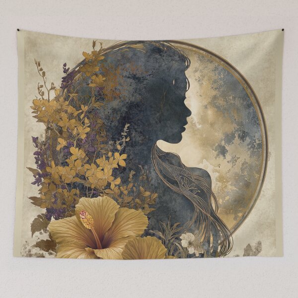 Item preview, Hibiscus Silhouette designed and sold by bloorose.