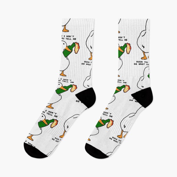 Item preview, duck you i won't do what you tell me designed and sold by tibmo.