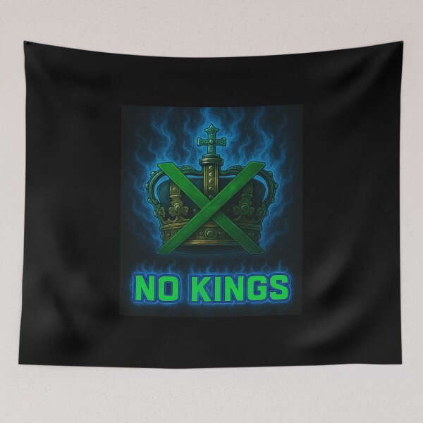 Item preview, no kings no oligarchs designed and sold by TEEJAMBOREE.