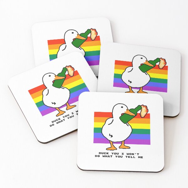 Item preview, duck you I won't do what you tell me + designed and sold by tibmo.