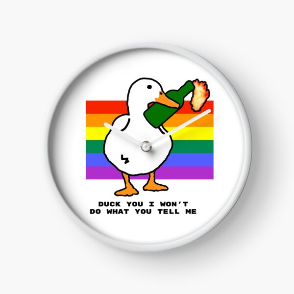 Item preview, duck you I won't do what you tell me + designed and sold by tibmo.