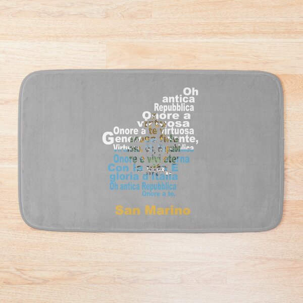 Item preview, San Marino Anthem Map and Flag – Microstate Heritage and National Pride designed and sold by JR78.