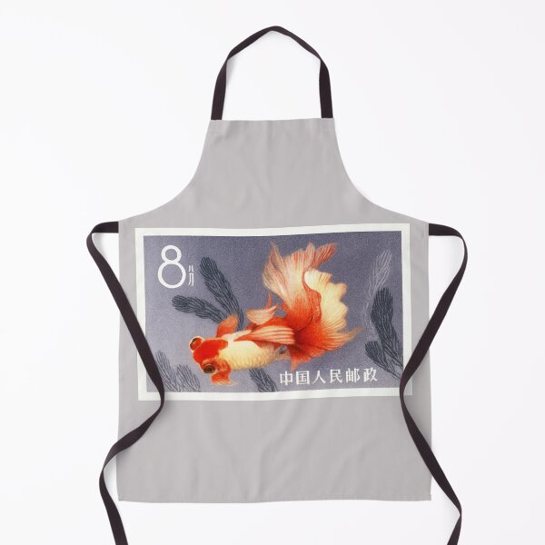 Item preview, 1960 China Goldfish Stamp designed and sold by retrographics.