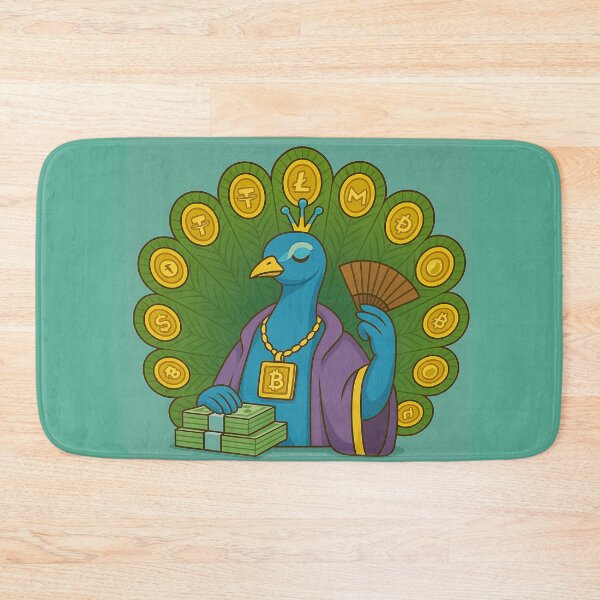 Item preview, Cash Confidence: The Crypto Peacock designed and sold by MarinaBlackArt.