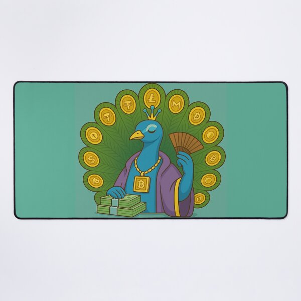 Item preview, Cash Confidence: The Crypto Peacock designed and sold by MarinaBlackArt.