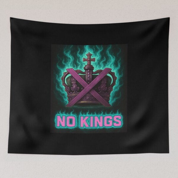 Item preview, no kings no oligarchs designed and sold by TEEJAMBOREE.