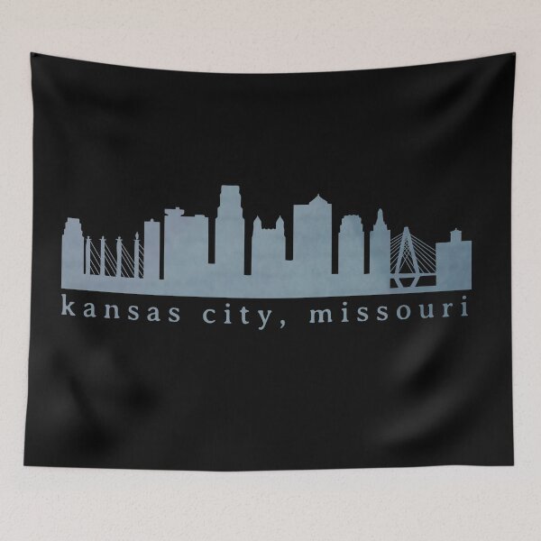 Item preview, Kansas City Skyline Watercolor Grunge - Bold 12 designed and sold by calliew1217.