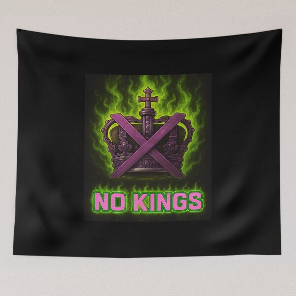 Item preview, no kings no oligarchs designed and sold by TEEJAMBOREE.