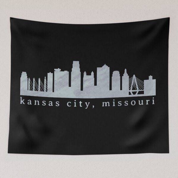 Item preview, Kansas City Skyline Watercolor Grunge - Bold 11 designed and sold by calliew1217.