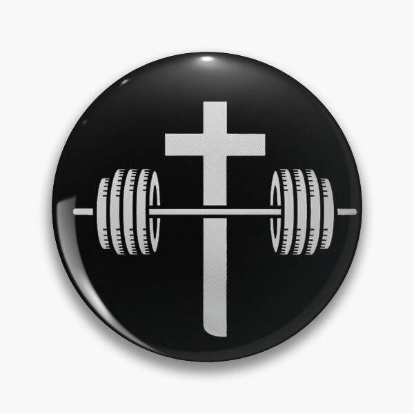 Item preview, Barbell Cross Christian belief Gym Workout Lifting designed and sold by MAKOPOKOShop.