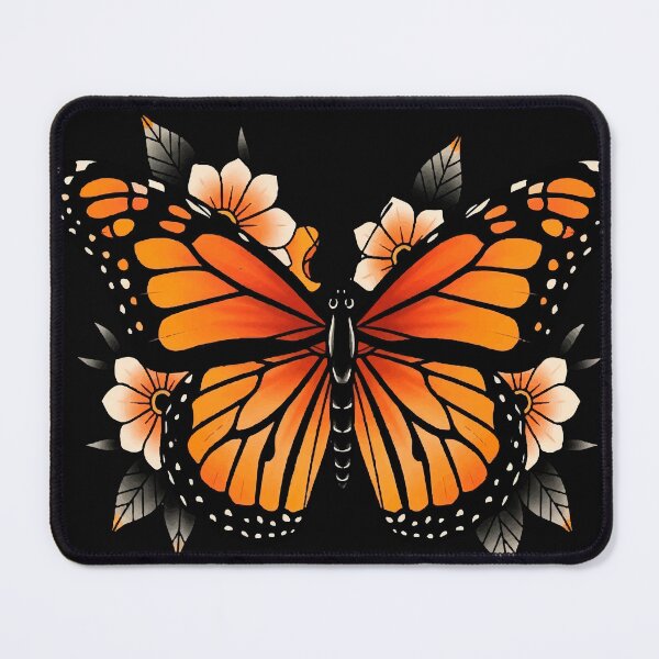 Item preview, Neotraditional Monarch Butterfly – Modern Tattoo Illustration designed and sold by Ojo de Lilith.