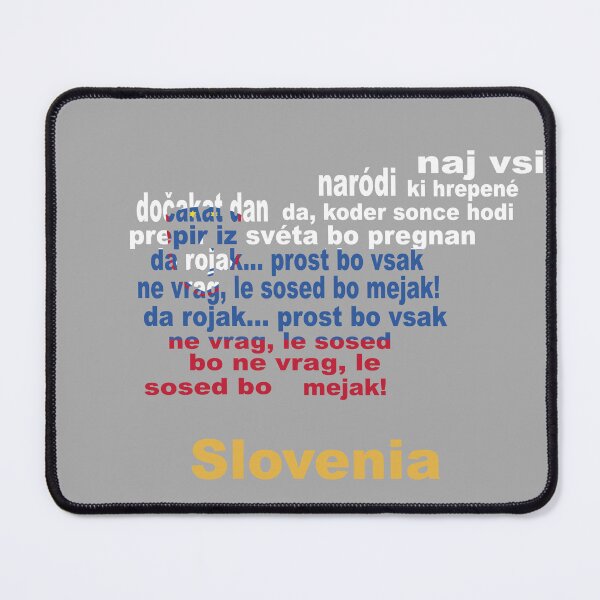 Item preview, Slovenia Anthem Map and Flag – Alpine Identity and National Pride designed and sold by JR78.