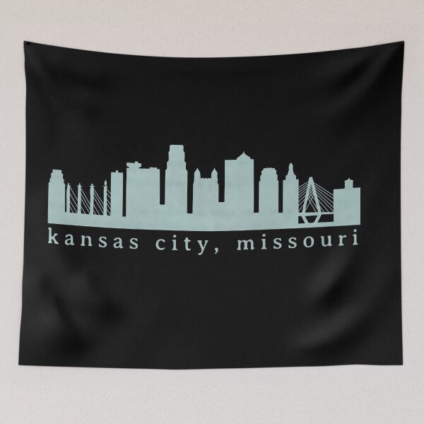 Item preview, Kansas City Skyline Watercolor Grunge - Bold 14 designed and sold by calliew1217.