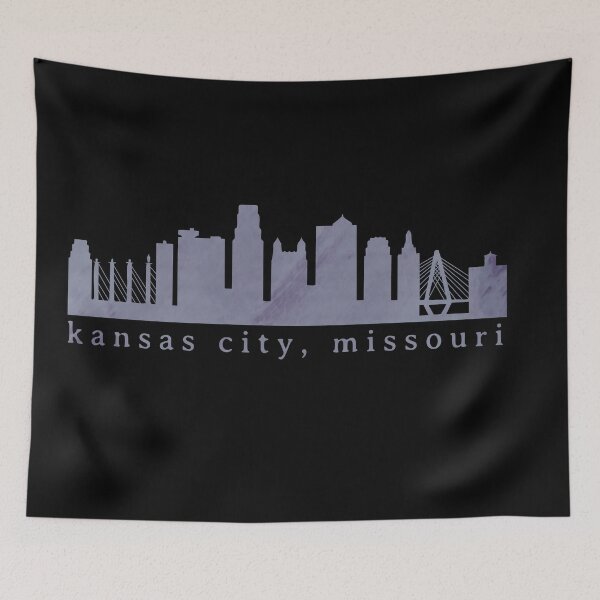 Item preview, Kansas City Skyline Watercolor Grunge - Bold 13 designed and sold by calliew1217.