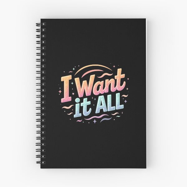 Item preview, I Want It All – Vintage Vibe Edition designed and sold by JesyDualContent.