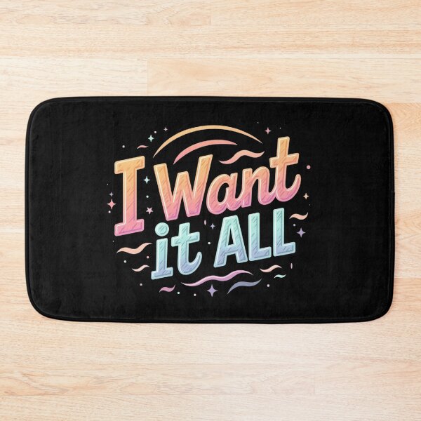 Item preview, I Want It All – Vintage Vibe Edition designed and sold by JesyDualContent.
