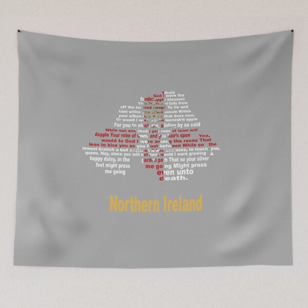 Item preview, Northern Ireland Anthem Map and Flag – Celtic Identity and National Pride designed and sold by JR78.