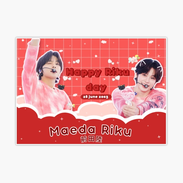 NCT WISH Riku Birthday Banner | K-pop Fan Digital Download