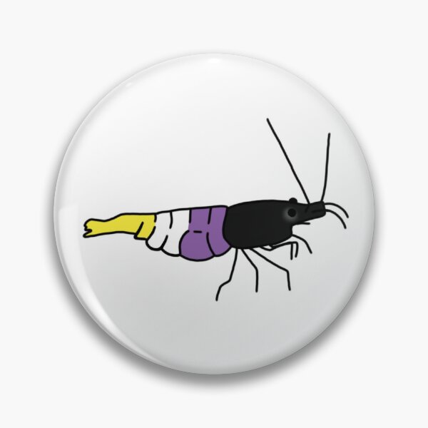 Item preview, nonbinary shrimp designed and sold by Pux-Clown.