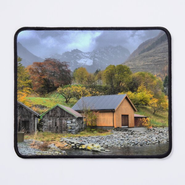 Item preview, Floating on the Alesund ( 7 ) - Autumn in Urke designed and sold by Larry Davis.