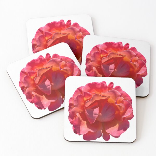 Item preview, Red Peach Rose Blossom designed and sold by Poptart42.