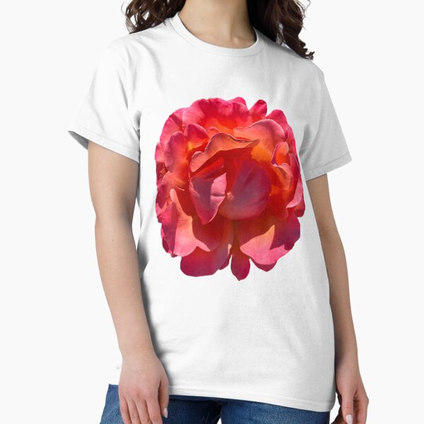 Aperçu de l'œuvre Fleur de rose pêche rouge créée et vendue par Poptart42.