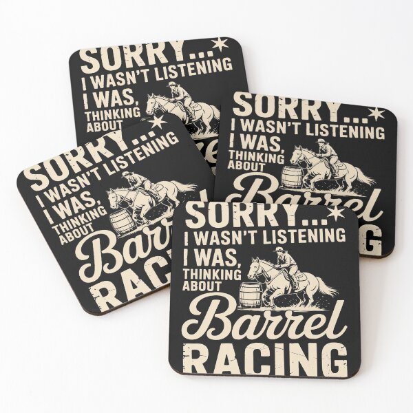 Item preview, Barrel Racer Girl Wasn't Listening Barrel Racing Horse designed and sold by MAKOPOKOShop.