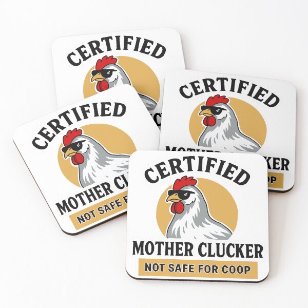 Item preview, Certified Mother Clucker – Not Safe for Coop designed and sold by TinyWinsStudio.