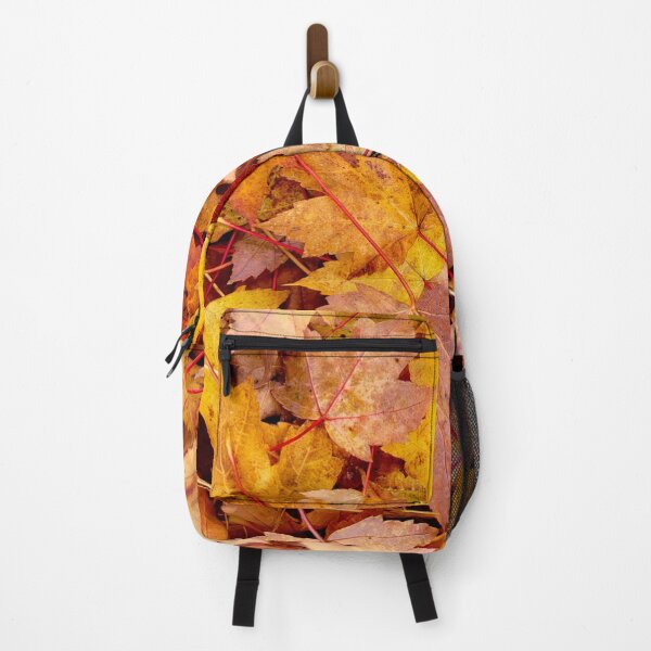 Item preview, Golden Maple Leaves in Fall – Nature Print designed and sold by Hanna Mavi Studio .