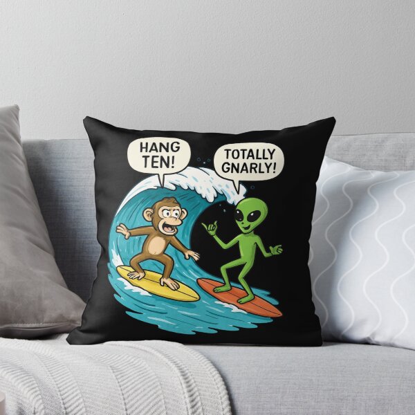 Item preview, Monkey and Alien Hang Ten designed and sold by P3T3CARD.