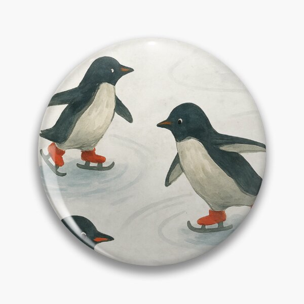 Artikelvorschau, Pinguine auf dem Eis entworfen und verkauft von PinkArtPenguins.