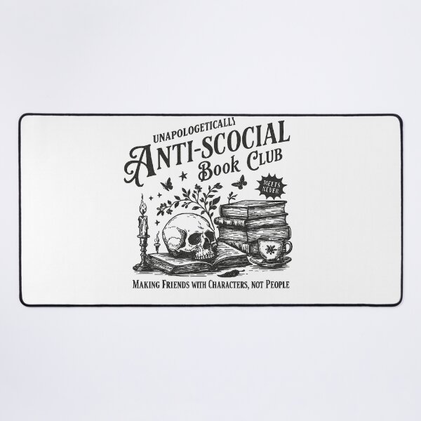 Item preview, Anti-social Book Club Comfort Colors Shirt for Introverted Romance Reader Vintage Distressed Reading T-shirt Bookish for Book Lover Gift designed and sold by ezuldeen48.