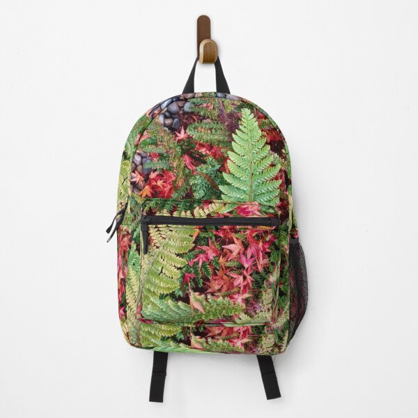 Item preview, Maple Leaves and Ferns – Autumn Forest Photography designed and sold by Hanna Mavi Studio .