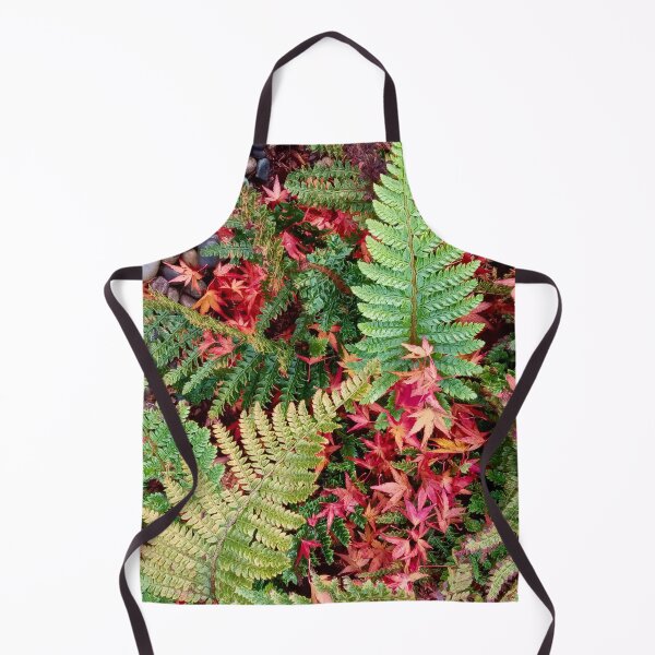 Item preview, Maple Leaves and Ferns – Autumn Forest Photography designed and sold by Hanna Mavi Studio .