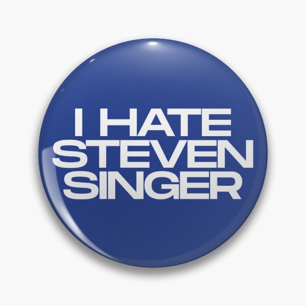 Item preview, "I HATE STEVEN SINGER" NJ: Blue Variant designed and sold by jmardigo.