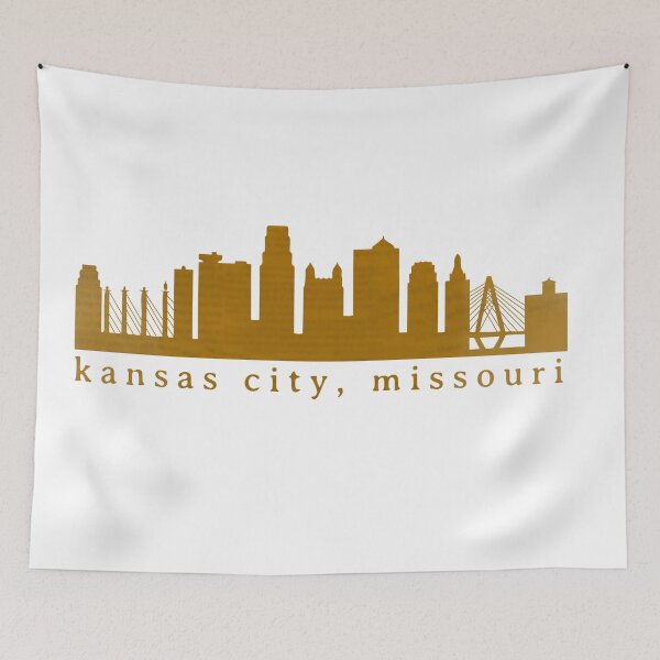 Item preview, Kansas City Skyline Watercolor Grunge - Bold 17 designed and sold by calliew1217.