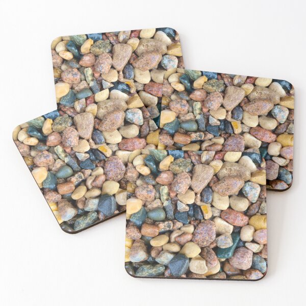 Item preview, Pebbles under the rain - Zen-Inspired Nature Print designed and sold by Hanna Mavi Studio .
