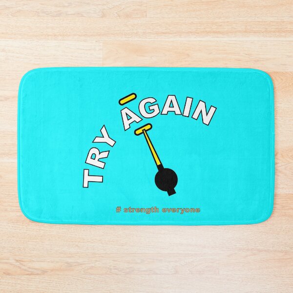 Item preview, Try Again – Motivational Minimalist Message of Persistence designed and sold by JR78.
