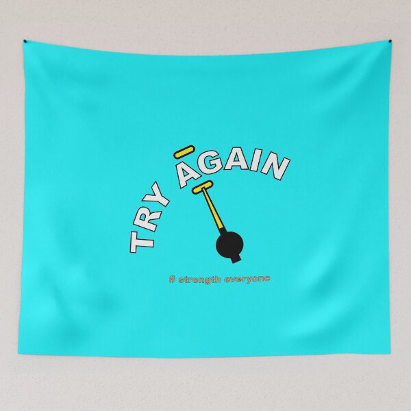 Item preview, Try Again – Motivational Minimalist Message of Persistence designed and sold by JR78.
