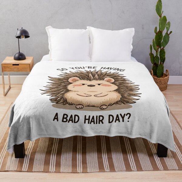 Item preview, Hedgehog Bad Hair Day designed and sold by hamishby.
