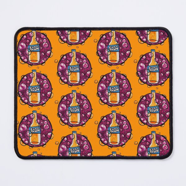 Item preview, Watercolor illustration of orange soda with bubbles in the background designed and sold by fmpanis98.