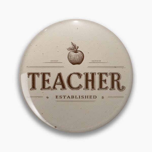 Item preview, Teacher Established - Dedicated Educator Vintage Typography designed and sold by chi3-jp.