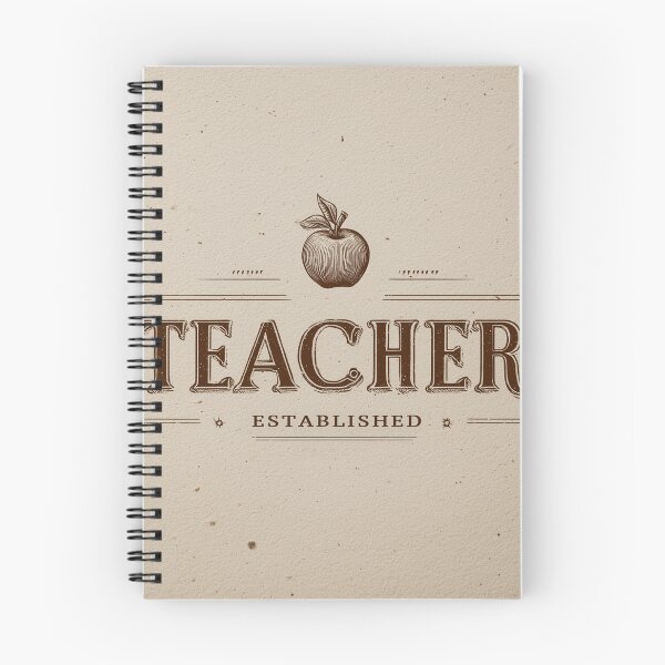 Item preview, Teacher Established - Dedicated Educator Vintage Typography designed and sold by chi3-jp.