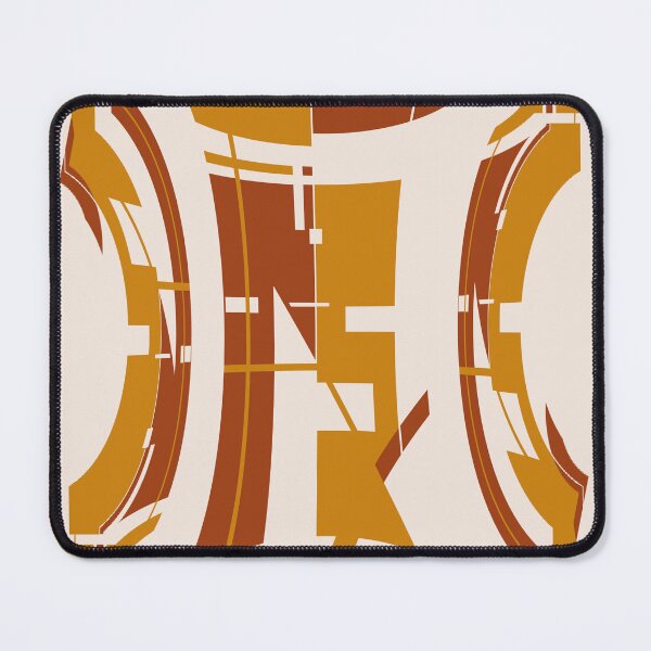 Item preview, Gold Rust Concave Abstract Southwest Design designed and sold by ElasticPixels.