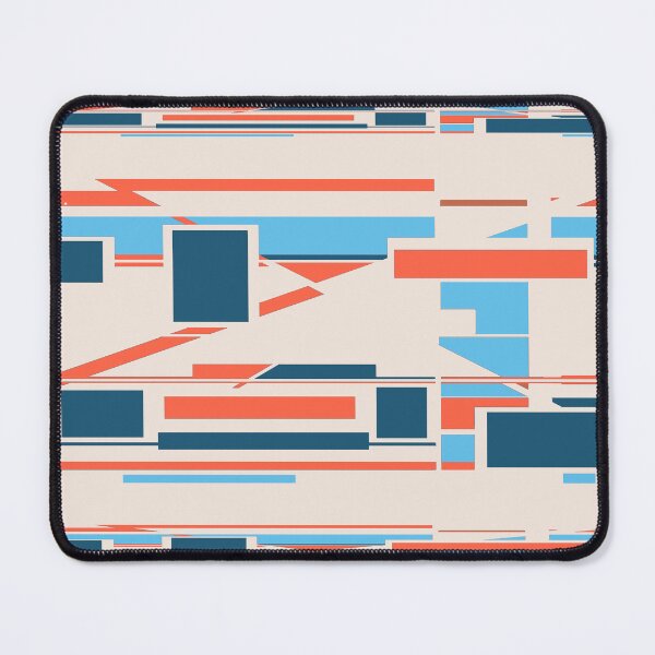 Item preview, Turquoise Orange Blue on Beige Southwest Design in Rows designed and sold by ElasticPixels.